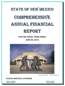 New Mexico Comprehensive Annual Financial Report