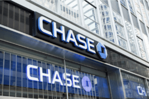 Image of the front of a building with the word "Chase" on it.