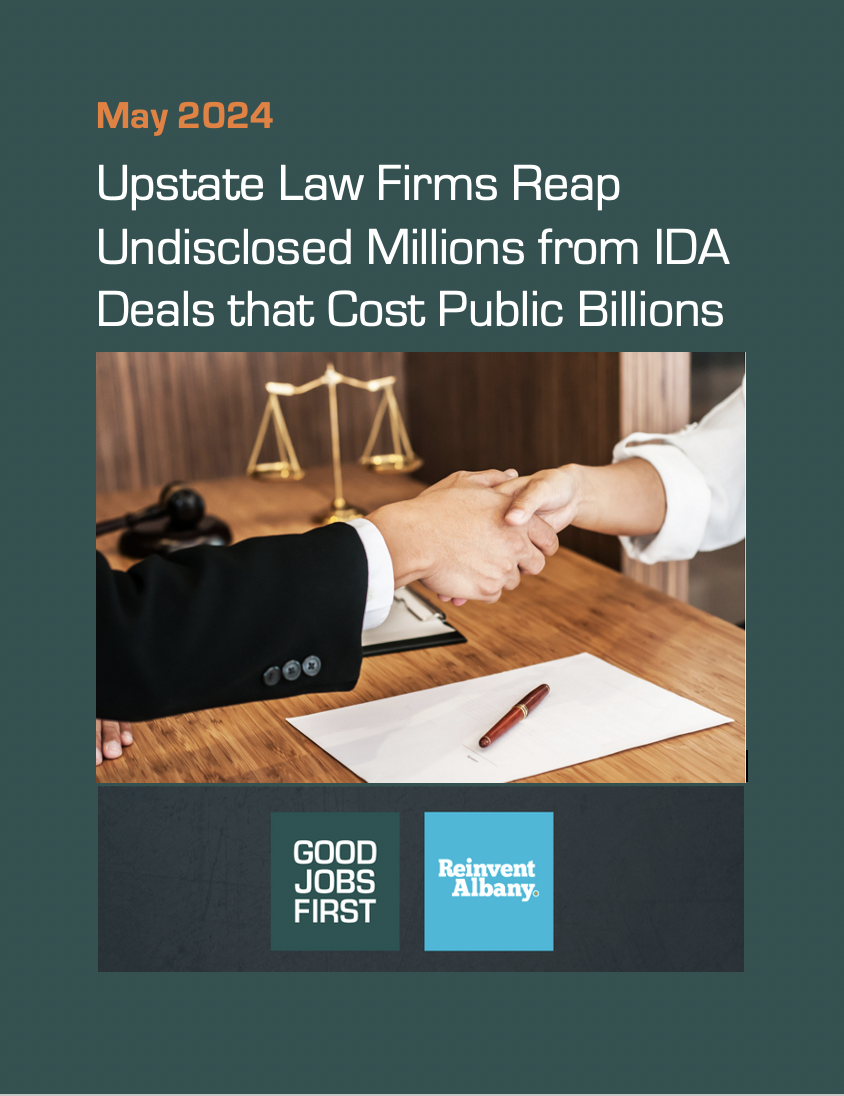 Upstate Law Firms Reap Undisclosed Millions from IDA Deals that Cost Public Billions
